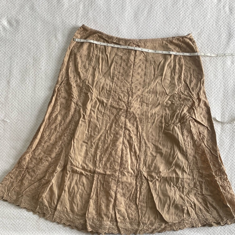 Style & Co. Women's A-Line Skirt in Tan